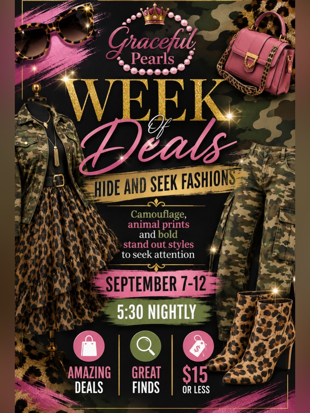 Graceful Pearls week of DEALS August 10-15

Graceful Pearls Week of Deals